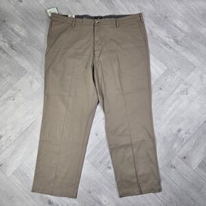 New! Dockers 44X29 Big & Tall Classic Iron Free Khaki Flex Comfort Waistband